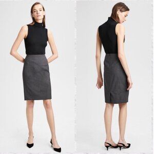 Theory Pencil Edition Pencil Skirt in Charcoal Gray ❣️ Size 0